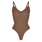 Ultimate Sculpt Thong Bodysuit - Brown